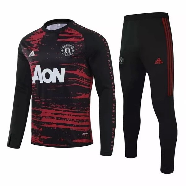 Giacca Manchester United 2020-2021 Nero Rosso Navy